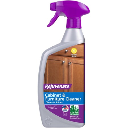 Rejuvenate Lemon Scent Cabinet and Wood Cleaner 24 oz Liquid RJ24CC